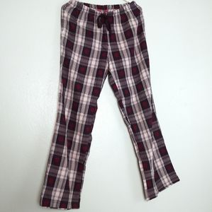 Plaid Pajama Pants - Red and Black Size SM